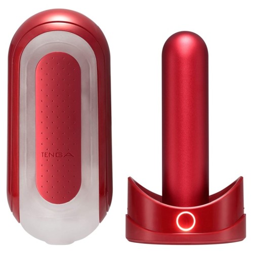 FLIP O ZERO RED with Warmer for Enhanced Pleasure