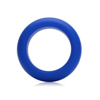 Blue Silicone Ring Minimal Choking