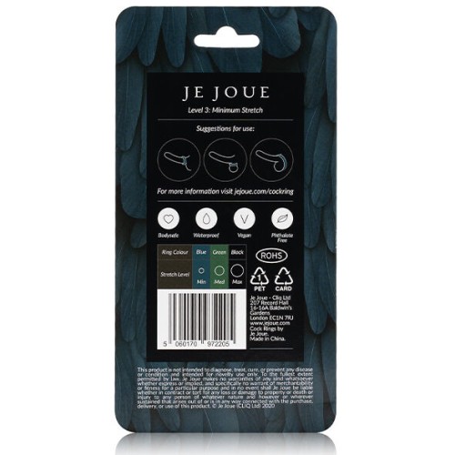 Blue Silicone Ring Minimal Choking