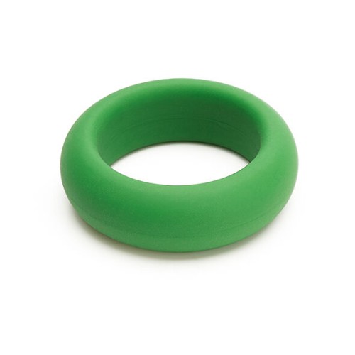 Medium Tightness Green Silicone Ring for Enhanced Pleasure