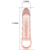 Penis Extension Sleeve with Testicle Strap