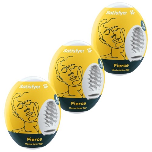 Satisfyer 3 Fierce Masturbator Eggs