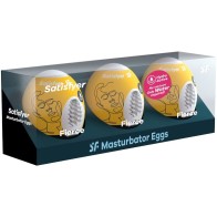 Satisfyer 3 Fierce Masturbator Eggs