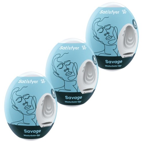3 Savage Masturbation Eggs for Unique Pleasure