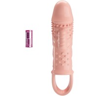 Cecelia Penis Sleeve Natural - Vibrating Pleasure