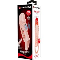Cecelia Penis Sleeve Natural - Vibrating Pleasure