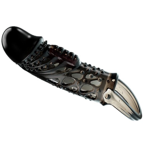 Funda Vibradora para Pene Cecelia Negra