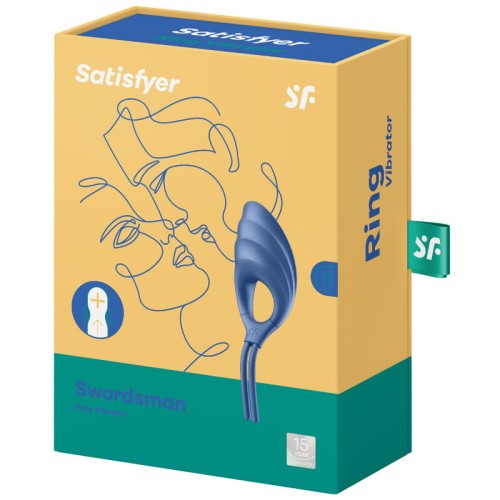 Satisfyer Swordsman Vibrating Ring Blue