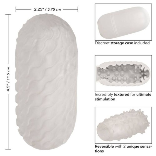 Reversible Nubby Stroker - For Ultimate Pleasure