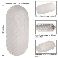 Reversible Nubby Stroker - For Ultimate Pleasure