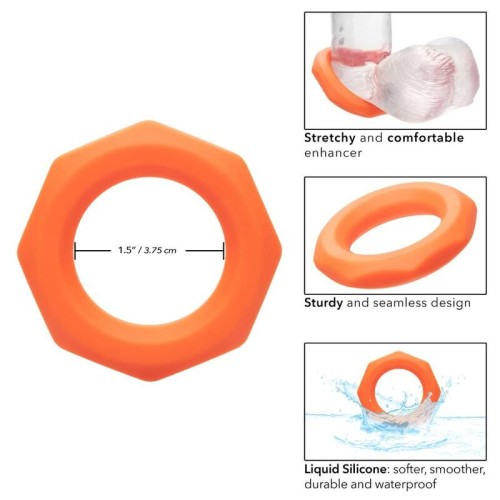 Alpha Liquid Silicone Sexagon Ring - Ultimate Pleasure
