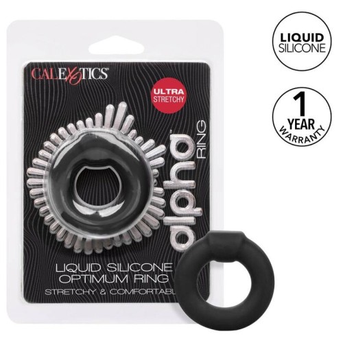 Anillo de Silicona Negro Alpha Optimum