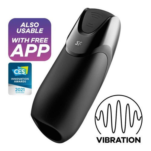 Satisfyer Men Vibration+ Black Masturbator