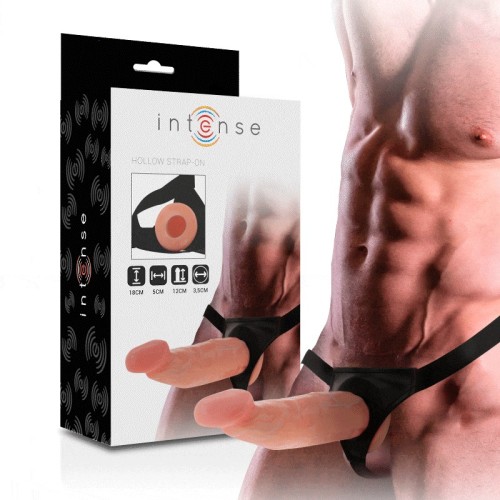 Intense Hollow Harness with Dildo for Enhanced Experience