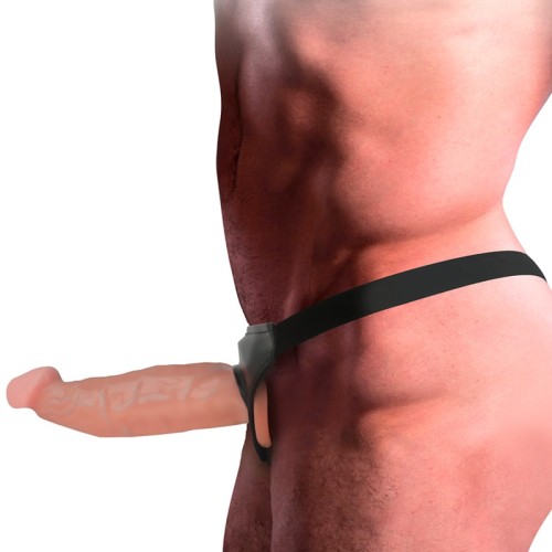 Intense Hollow Harness with Dildo for Enhanced Experience