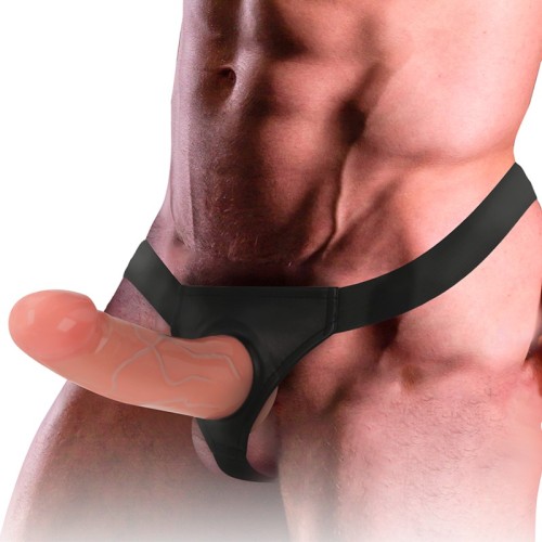 Intense Hollow Strap-On with Vibrator