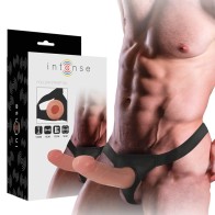 Intense Hollow Strap-On with Vibrator