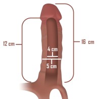 Intense Hollow Strap-On Dildo 16 x 3.5cm