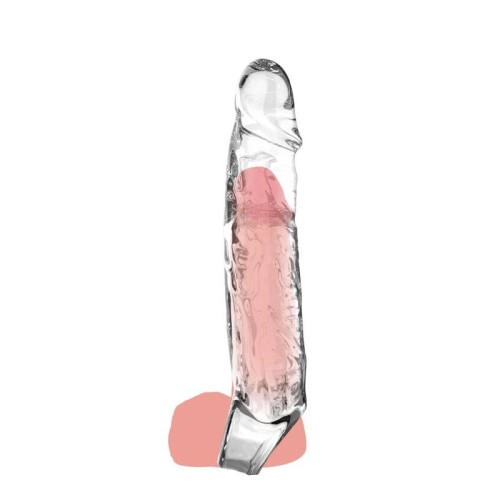 19 cm Transparent Extension for Enhanced Pleasure