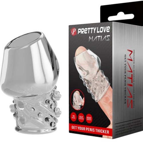 Pretty Love Penis Enlargement Sleeve for Enhanced Pleasure