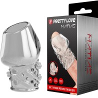 Pretty Love Penis Enlargement Sleeve for Enhanced Pleasure