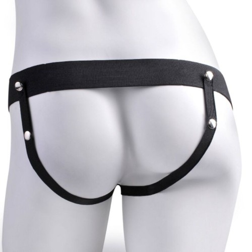 Hollow Rechargeable Harness with Realistic Dildo - Intense Pleasure