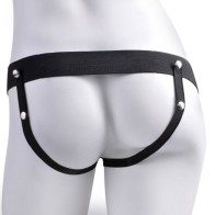 Hollow Rechargeable Harness with Realistic Dildo - Intense Pleasure