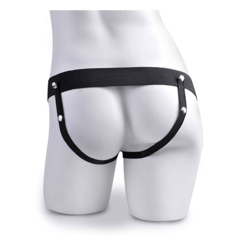 Realistic Squirting Strap-on with Testicles 19 cm
