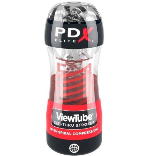 Masturbator Stroker Viewtube 2 Spiral Compression Transparent