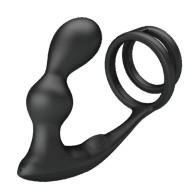 Pretty Love Marshall Anillo Para Pene + Plug Anal Vibratorio - Doble Estimulación