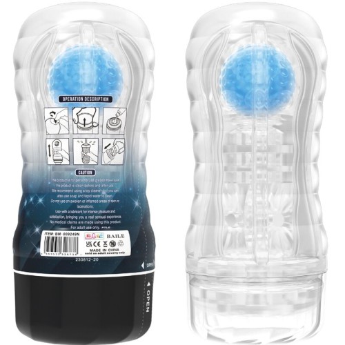 Pretty Love Planet Masturbator Sleeve Blue - Ultimate Pleasure Toy