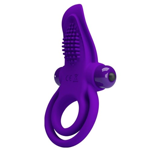 Pretty Love - Purple Penis Vibrating Ring - 10 Vibration Modes