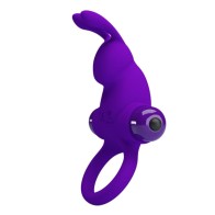 Pretty Love Rabbit Vibrator for Penis Purple
