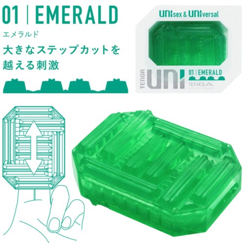 Uni Emerald Finger Masturbator for All