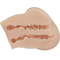 Realistic Vagina and Anus Vibrator - Luna