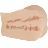 Realistic Vagina and Anus Vibrator - Double Fun