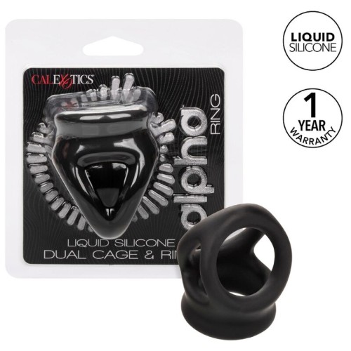 Alpha Double Cage Ring - Pleasure Redefined