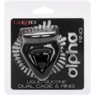 Alpha Double Cage Ring - Pleasure Redefined