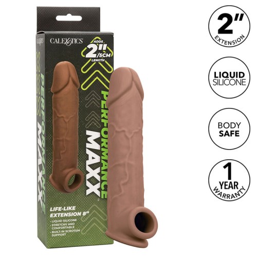 Performance Maxx 8 Inch Realistic Extension - Enhance Pleasure
