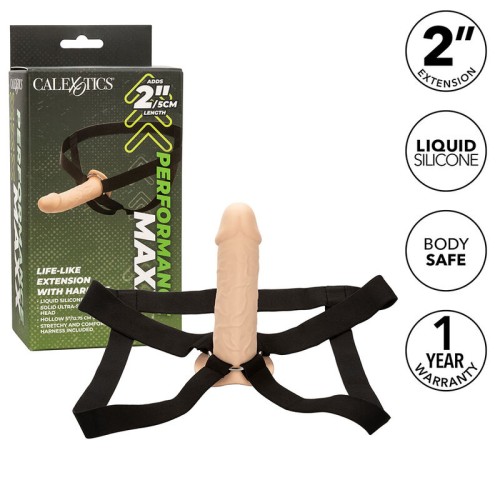 Performance Maxx Realistic Extension with Harness - Enhance Pleasure