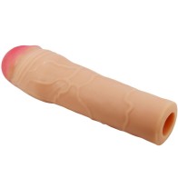 Funda De Pene Extensora Natural de Pretty Love para Placer Aumentado