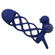 Pretty Love Giann Vibrating Ring with Silicone Sleeve for Intense Fun