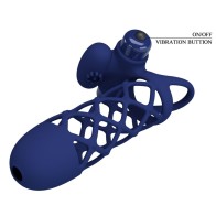 Pretty Love Giann Vibrating Ring with Silicone Sleeve for Intense Fun