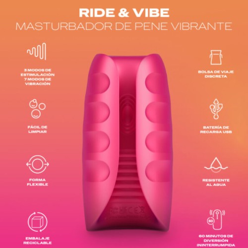 Durex Vibrating Penis Masturbator Ride & Vibe