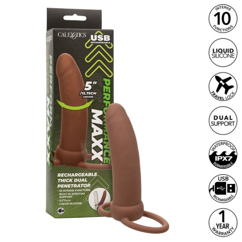Maxx Dual Penetrator with 10 Vibrations - Intense Pleasure