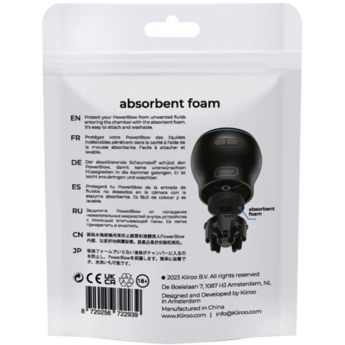 Espuma Absorbente Power Blow para Protección Contra Líquidos