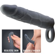 Realistic Penis Sleeve Dark Grey