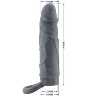 Realistic Penis Sleeve Dark Grey