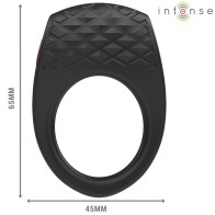 Intense Clover Vibrating Cock Ring 10 Vibes Black