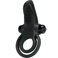 Doble Anillo Vibrador Con Estimulador Clítoris
